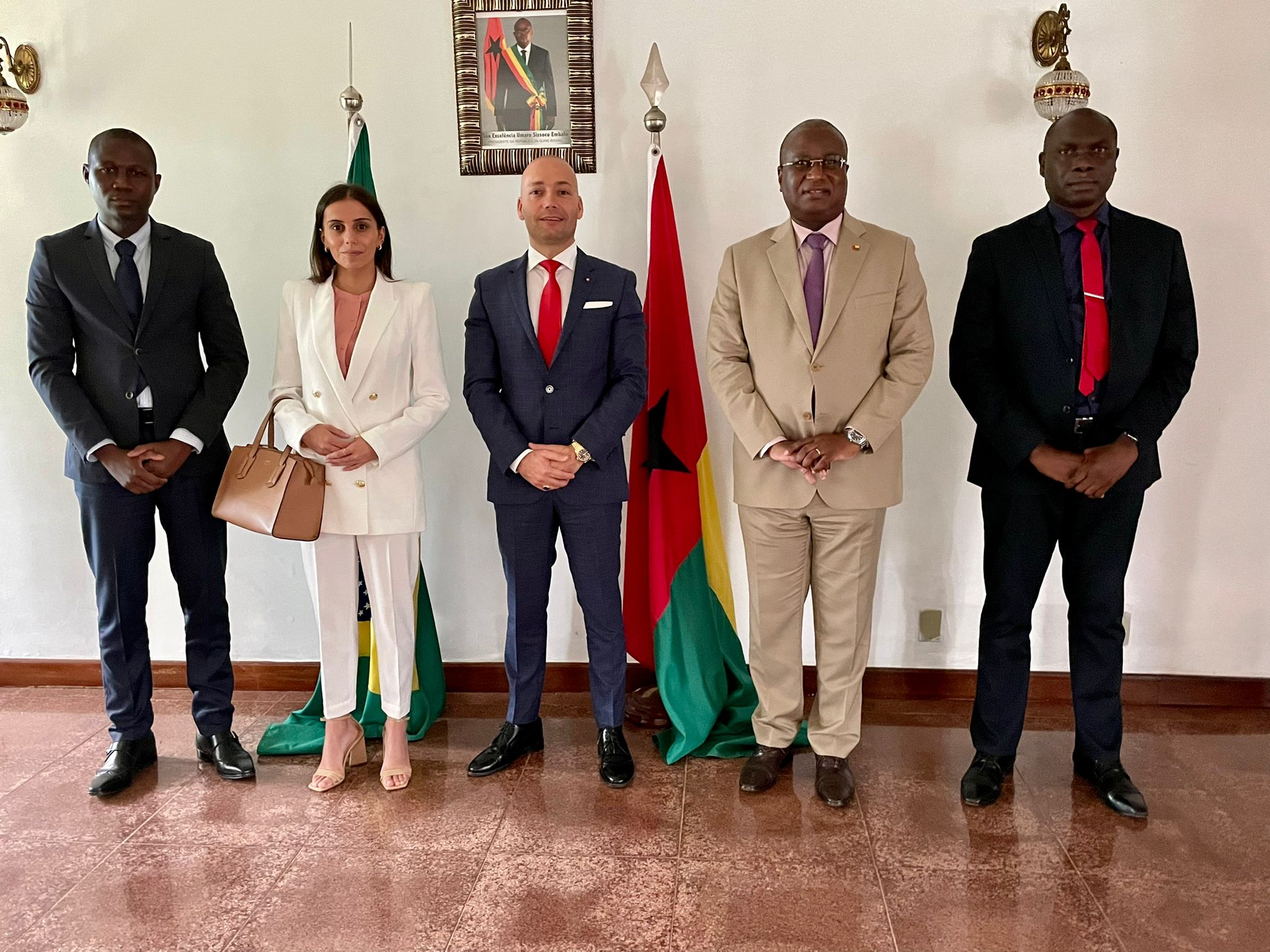 Presidente da CCIGBBR e Embaixador da Guiné-Bissau em Brasília se reúnem